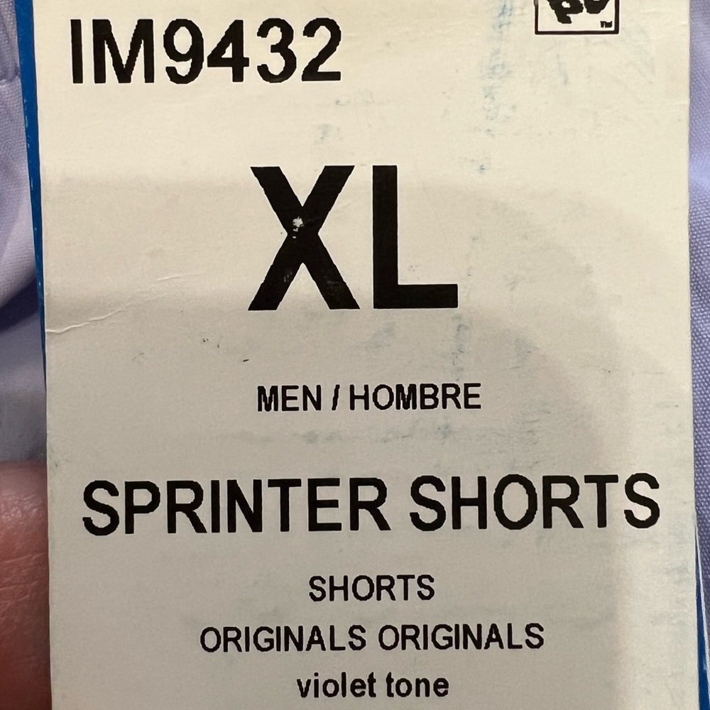 Adidas Men's Sprinter Short in Violet Tone size XL - Picture 4 of 8